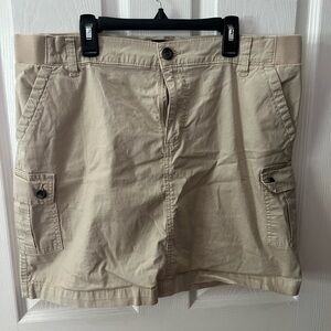 Lee Khaki Cargo Skirt